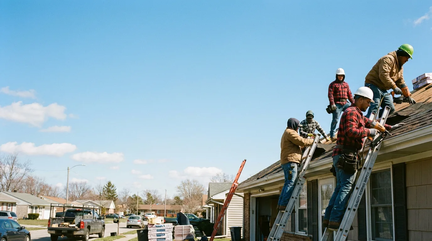 Roofing in Wolflake, IN near me